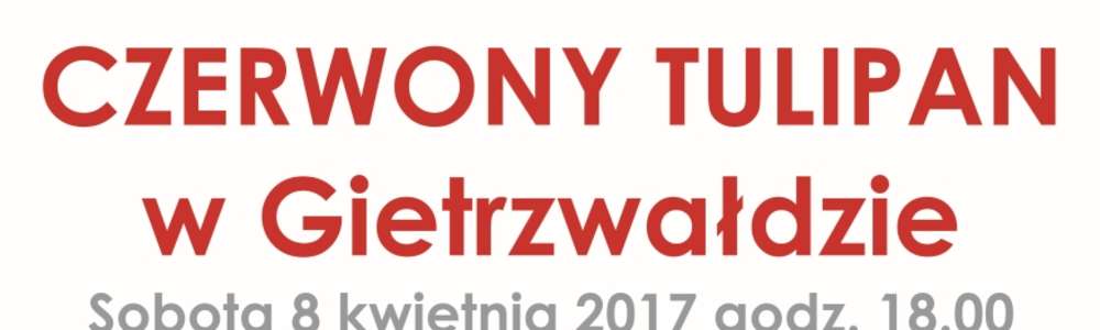 Czerwony Tulipan wystąpi z koncertem w Gietrzwałdzie