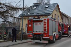 Pożar w budynku przy ul. Młynowej w Olecku
