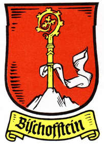Herb Bisztynka w okresie od II połowy XIX wieku do 1945 roku.