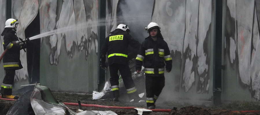 Akcja gaszenia ognia w Boleszynie