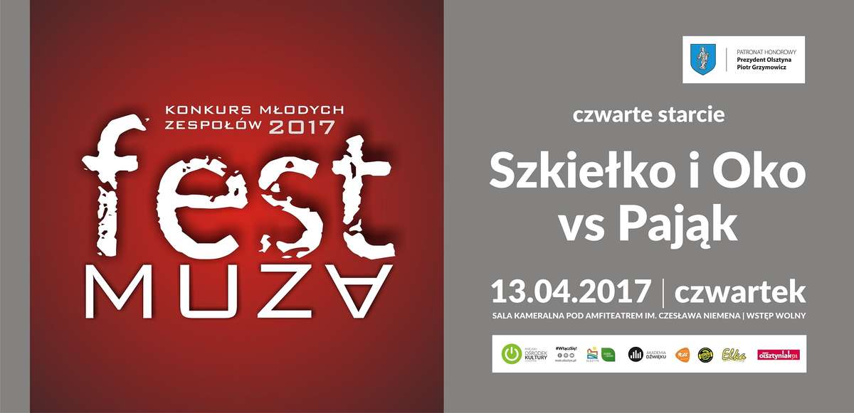 Grupy Szkiełko i Oko oraz Pająk w narożnikach Fest Muzy! - full image