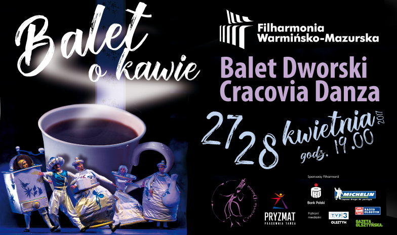Spektakl Balet o kawie w Filharmonii Warmińsko-Mazurskiej 