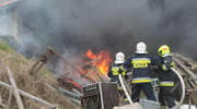 Dzięki sprawnej akcji uratowali stodołę przed pożarem