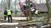 Wypadek na wyjeździe z Olsztyna. Ciężarówka cudem minęła auto osobowe