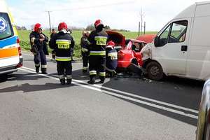 Wypadek drogowy na trasie Susz-Iława