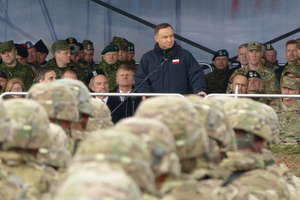 Prezydent powitał żołnierzy Batalionowej Grupy Bojowej. Zobacz zdjęcia!