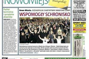 W piątek nowa "Gazeta Nowomiejska" 
