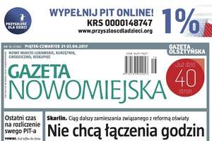Nowa "Gazeta Nowomiejska" już jutro!