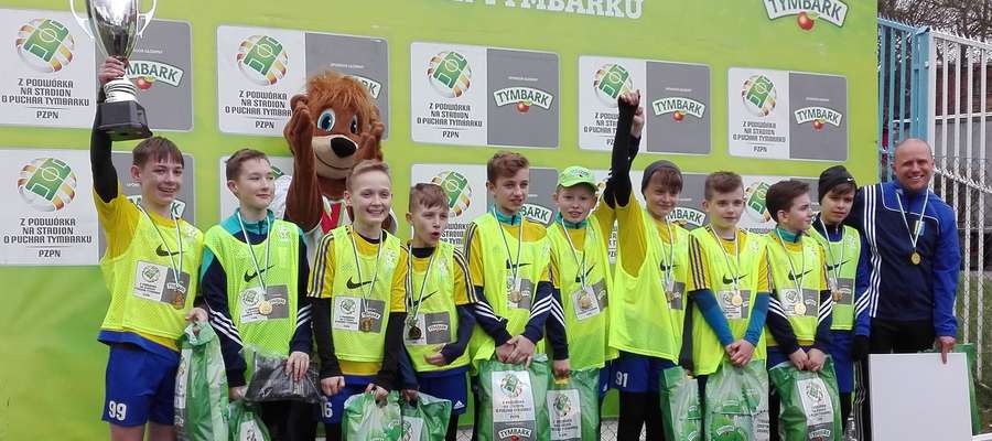 Zwycięska drużyna ze Szkoły Podstawowej nr 19 w Elblągu