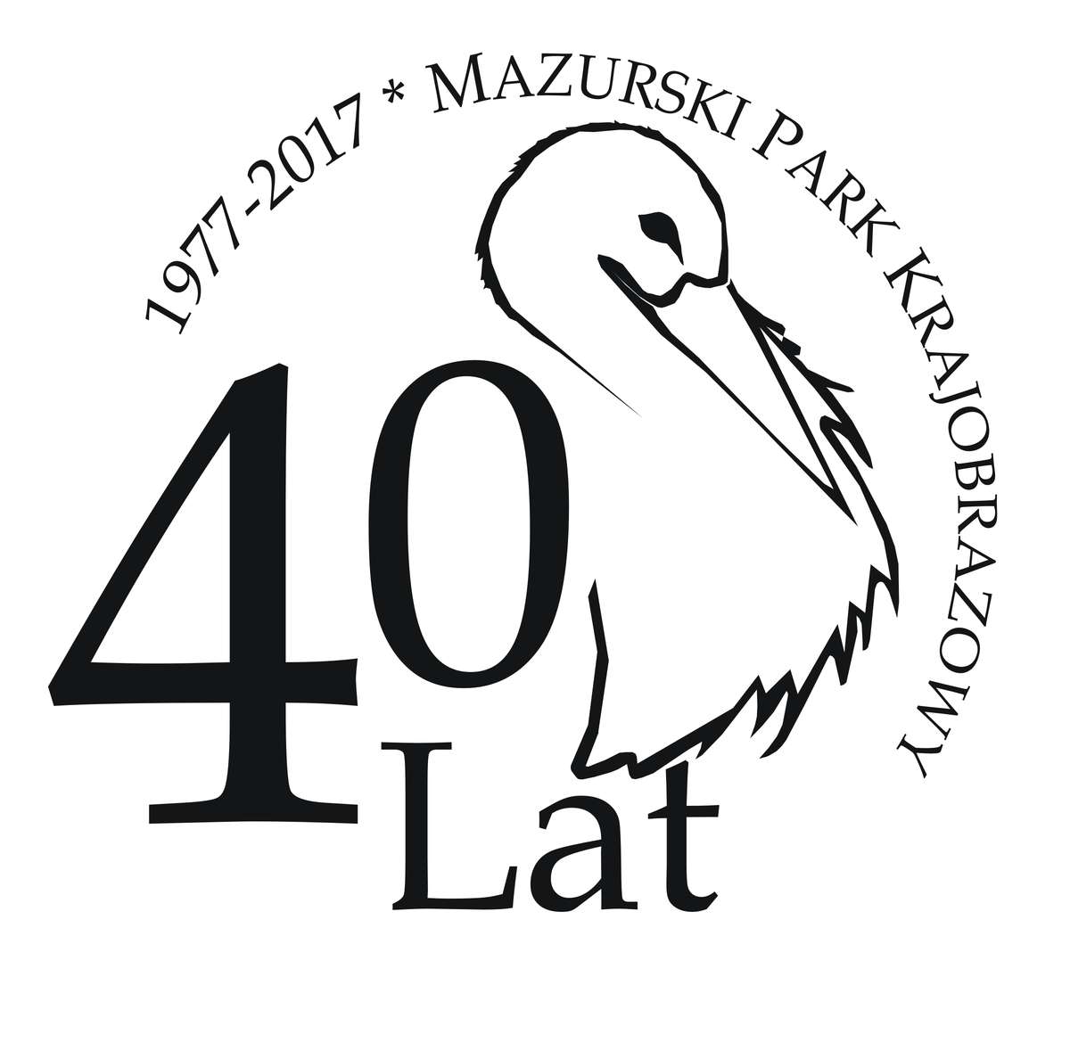 logo obchodów 40-lecia Mazurskiego Parku Krajobrazowego