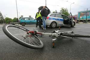 14-letni rowerzysta potrącony przez osobówkę