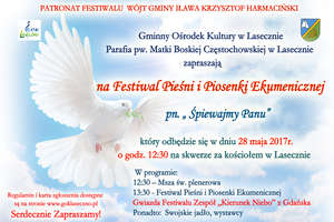 GOK zaprasza do udziału w Festiwalu Pieśni i Piosenki Ekumenicznej