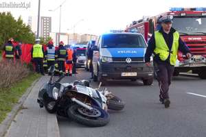 Śmiertelny wypadek motocyklisty. Ofiara to 19-latek bez prawa jazdy