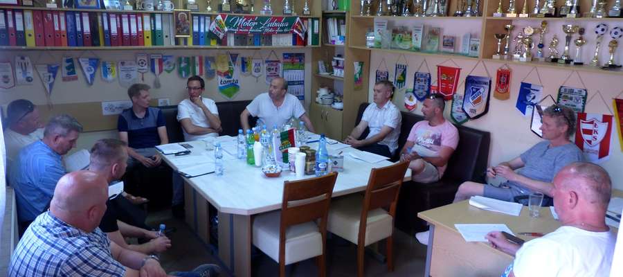 Poniedziałkowe spotkanie odbyło się w siedzibie MLKS Motor Lubawa