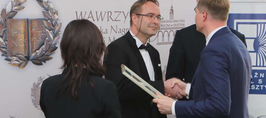 Witold Gagacki, dyrektor Miejskiej Biblioteki Publicznej im. Wojciecha Kętrzyńskiego w Kętrzynie - laureata Bibliotheca Bona 2016