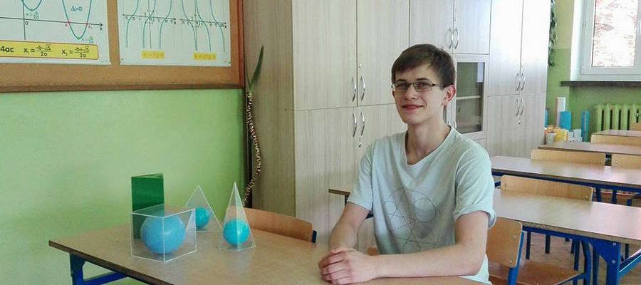 Tomasz Makowski już w pierwszej klasie gimnazjum niezwykłe zdolności matematyczne