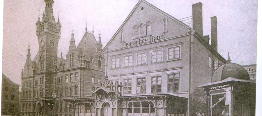 Zajazd “Deutsches Haus” ok. 1900 r