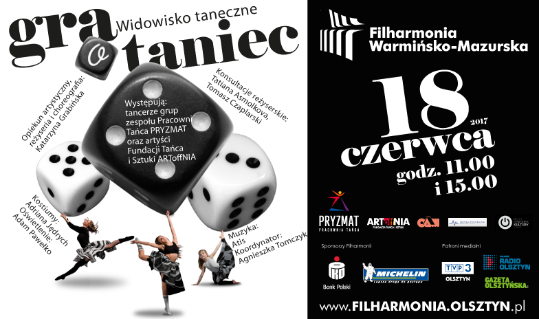 „GRA o taniec” w Filharmonii Warmińsko-Mazurskiej w Olsztynie