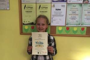 Sukces Dominiki Osowskiej ze Szkoły Podstawowej nr 1 w Lidzbarku Warmińskim