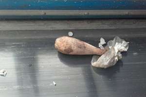 Ktoś wyrzucił granat moździerzowy do śmieci, znaleźli go w sortowni