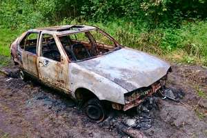 19 i 21- latek ukradli samochód i spalili go w lesie. Usłyszeli zarzuty