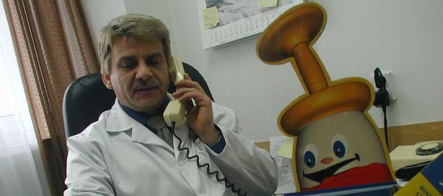 Marek Behan, epidemiolog z olsztyńskiego sanepidu