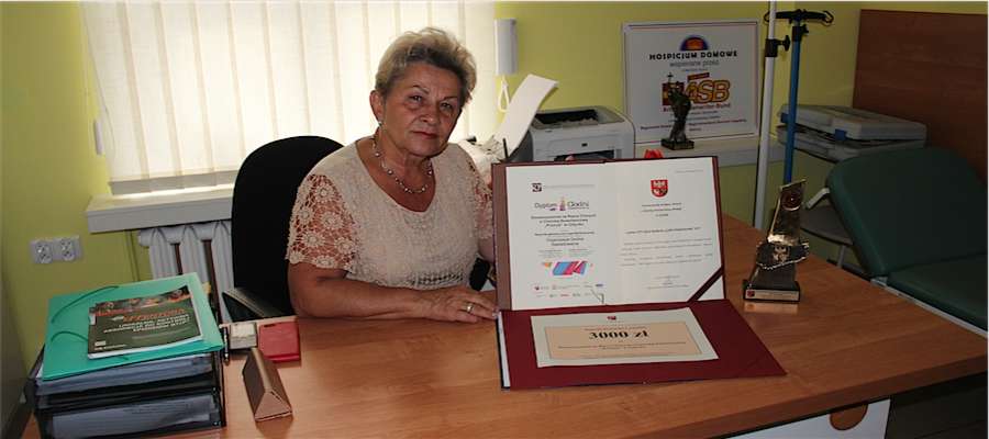 Maria Popieluch, prezes Stowarzyszenia "Promyk"