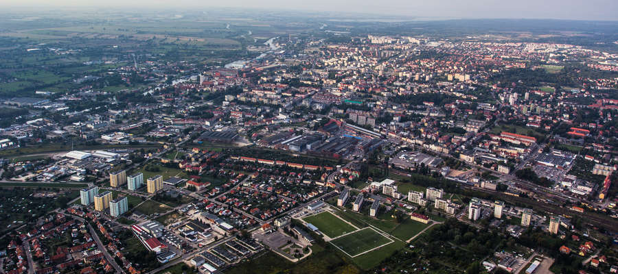Elbląg / panorama miasta