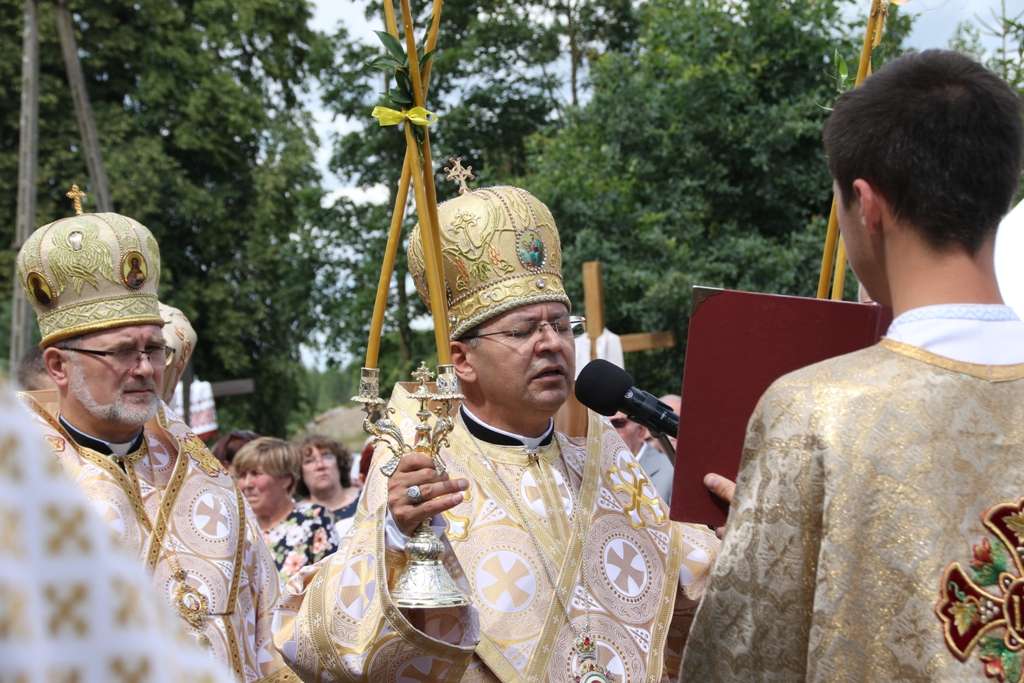 70 lat greckokatolickiej parafii w Chrzanowie. Tekst w języku ukraińskim - full image