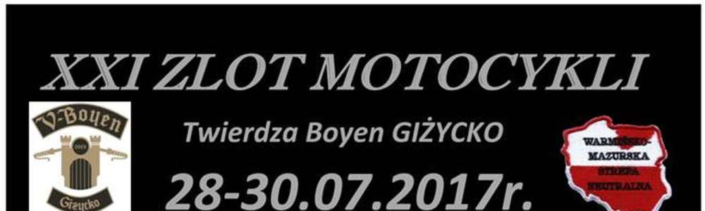 XXI Zlot Motocykli - parada ulicami Giżycka 