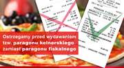 Uwaga na rachunki, które nie są paragonem fiskalnym