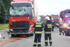 Kierowca ciężarówki staranował sygnalizację i kamerę ITS w Olsztynie [NAGRANIE ITS]