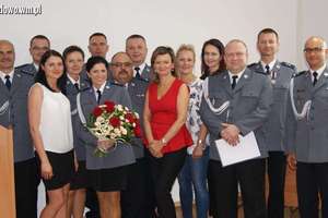 Obchody święta policji w komendzie powiatowej policji w Działdowie