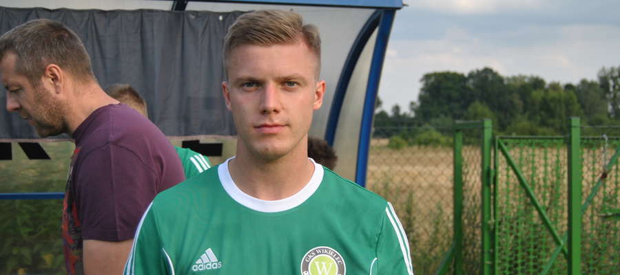 W tym sezonie zadebiutuje w barwach klubu z Wikielca Piotrek Wypniewski, zdobywca bramki w Brodnicy