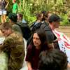 Ekolodzy blokowali drogę przy wyjeździe z Puszczy Białowieskiej