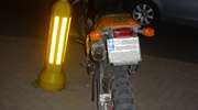 Pijany motocyklista uciekał przed policją, ale się przewrócił