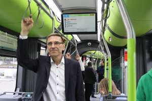 Prezydent Grzymowicz nagrodzony za wprowadzenie tramwajów do Olsztyna