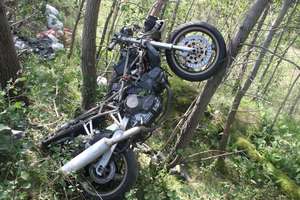 Motocyklista zginął na miejscu 