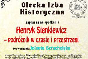 O Sienkiewiczu w Oleckiej Izbie Historycznej