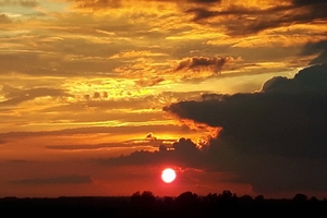 Zdjęcie Tygodnia. Zachód słońca nad Bartoszycami