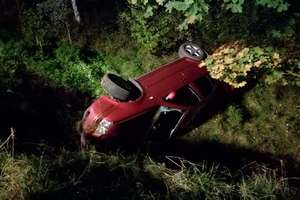 Wypadek drogowy na trasie Lemany - Wałpusz