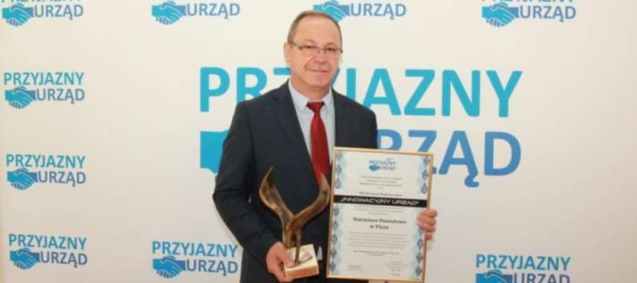 Nagrody odebrał starosta piski Andrzej Nowicki