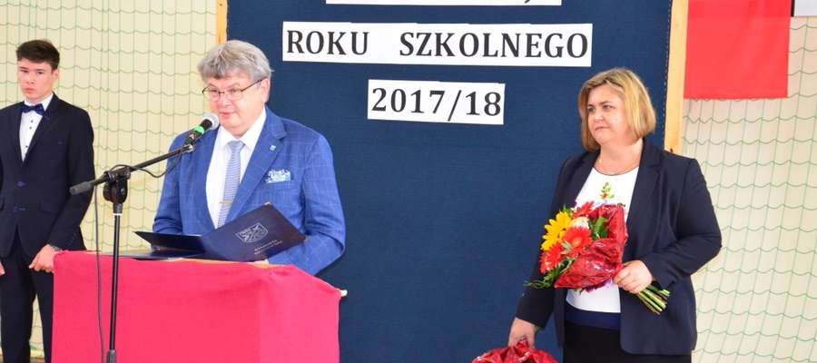 Starosta braniewski Leszek Dziąg uczestniczył w rozpoczęciu roku szkolnego w ZSB
