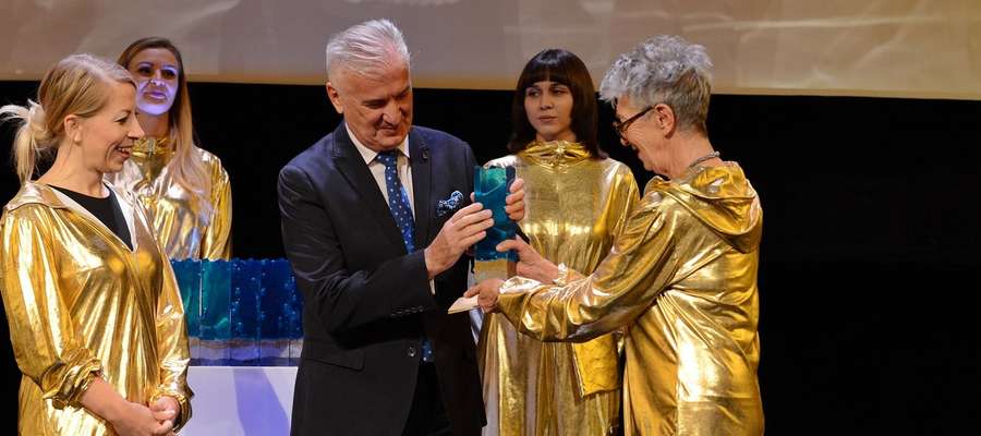 Nagrodę odbiera Antoni Czyżyk