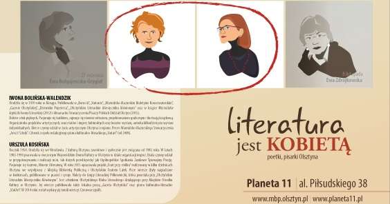 Literatura jest kobietą – spotkanie z Iwoną Bolińską-Walendzik oraz Urszulą Kosińską - full image