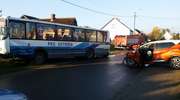 Wypadek autobusu z dziećmi. Sześcioro trafiło do szpitala [zdjęcia]