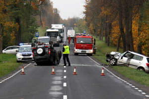 Wypadek w Pawłowie - 4 osoby ranne