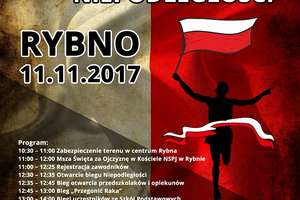 Zapraszamy do Rybna na XX Bieg Niepodległości
