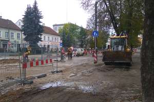 Prace przy budowie ulicy Partyzantów w Olsztynie przyspieszyły