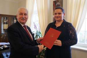 Dominika Siennicka otrzymała stypendium od marszałka